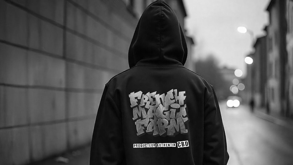 Pull avec le marquage de French Magic Farm