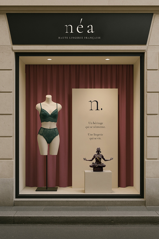 Vitrine boutique Nea
