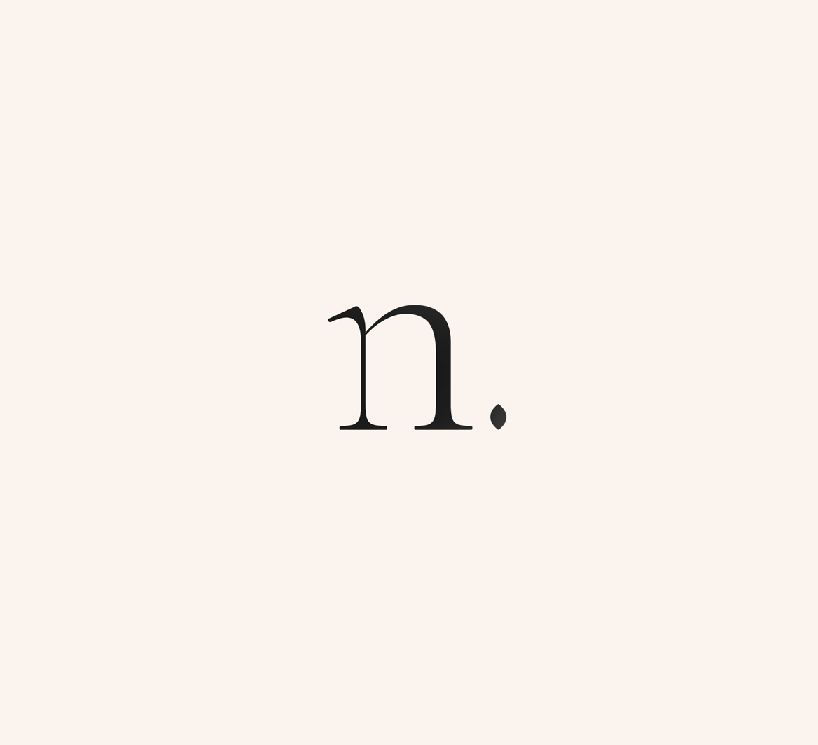 Logo néa en sigle sur fond beige
