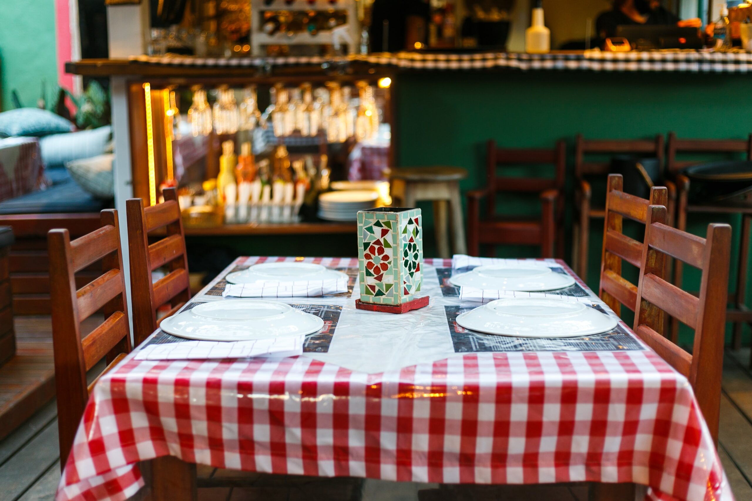 Table de restaurant au Saint Romain